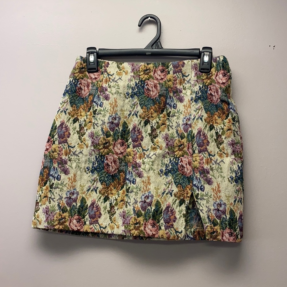 Wild Fable Floral Mini Skirt